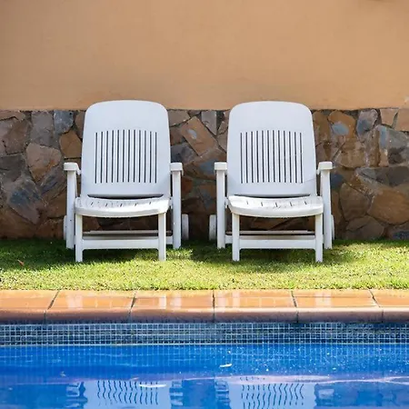 Acogedor Apto Muy Centrico Con Piscina En S'Agaró Habitación foto