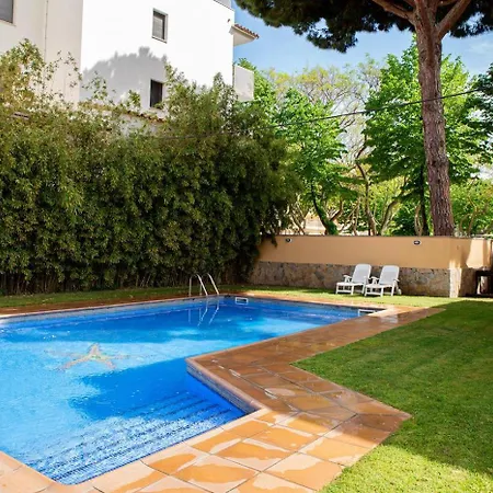 Acogedor Apto Muy Centrico Con Piscina En S'Agaró Exterior foto